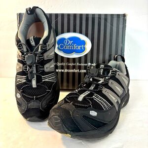 DR. COMFORT Performance Black and Gray Athletic Shoe Size 8